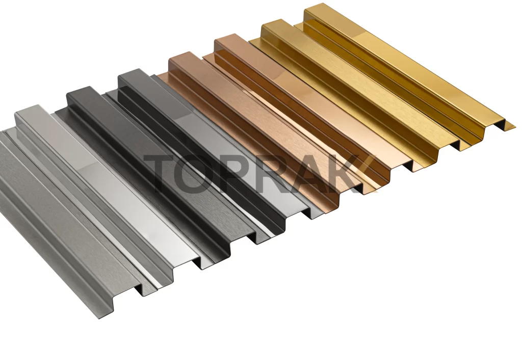 نوار استیل یو (بالدار)کد1000 توپراک