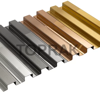 نوار استیل یو (بالدار)کد1000 توپراک