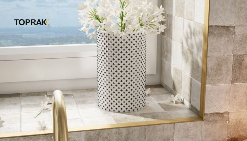 نوار کنج کاشی سرویس بهداشتی و حمام