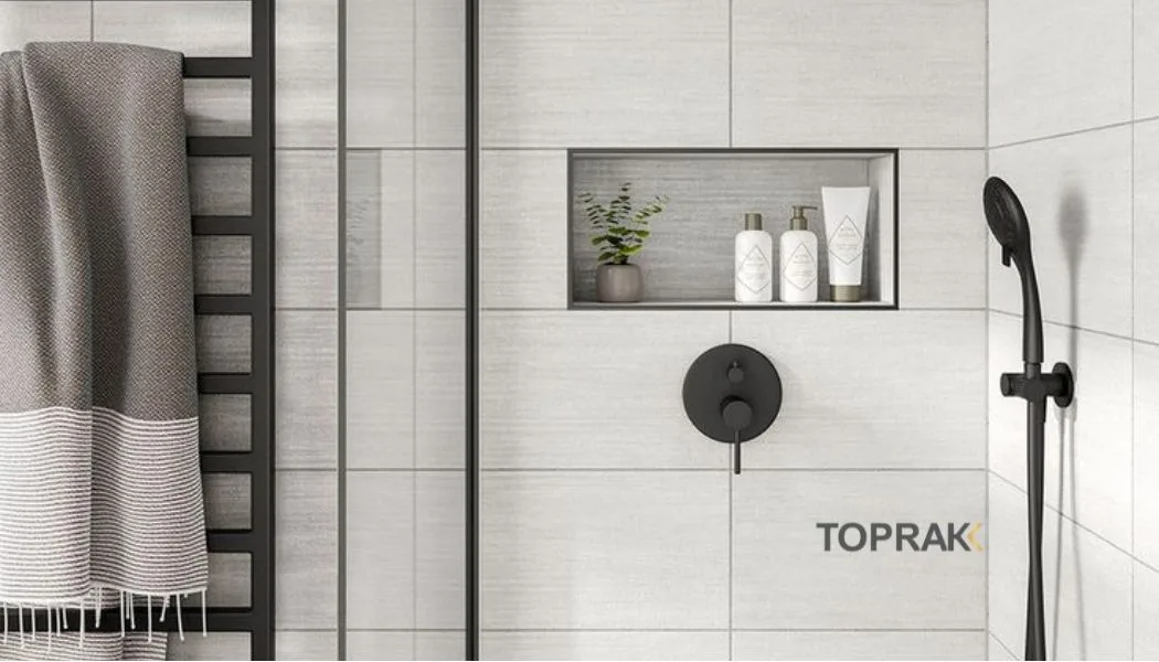 نوار کنج در شلف توکار حمام