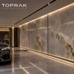 چفت کناف توکار در پارکینگ
